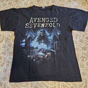 Avenged Sevenfold Nightmare Men's Black Graphic Tee
